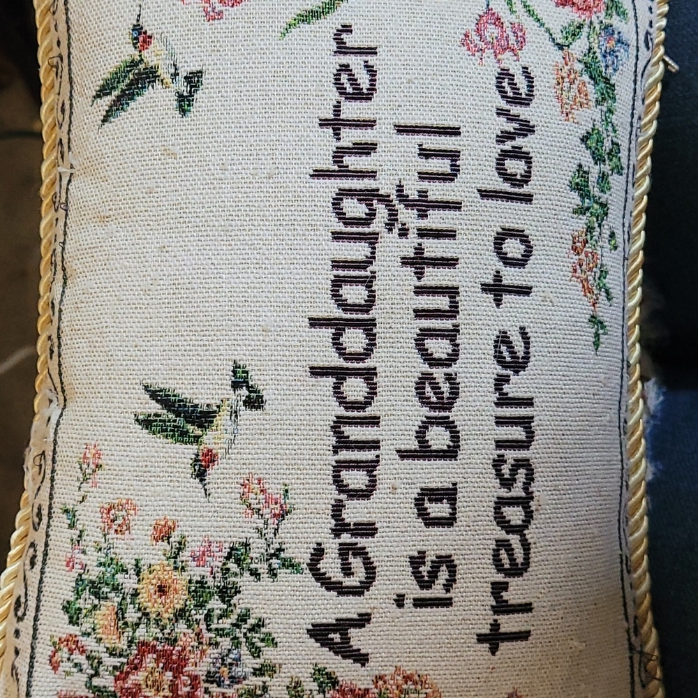 Granddaughter pillow